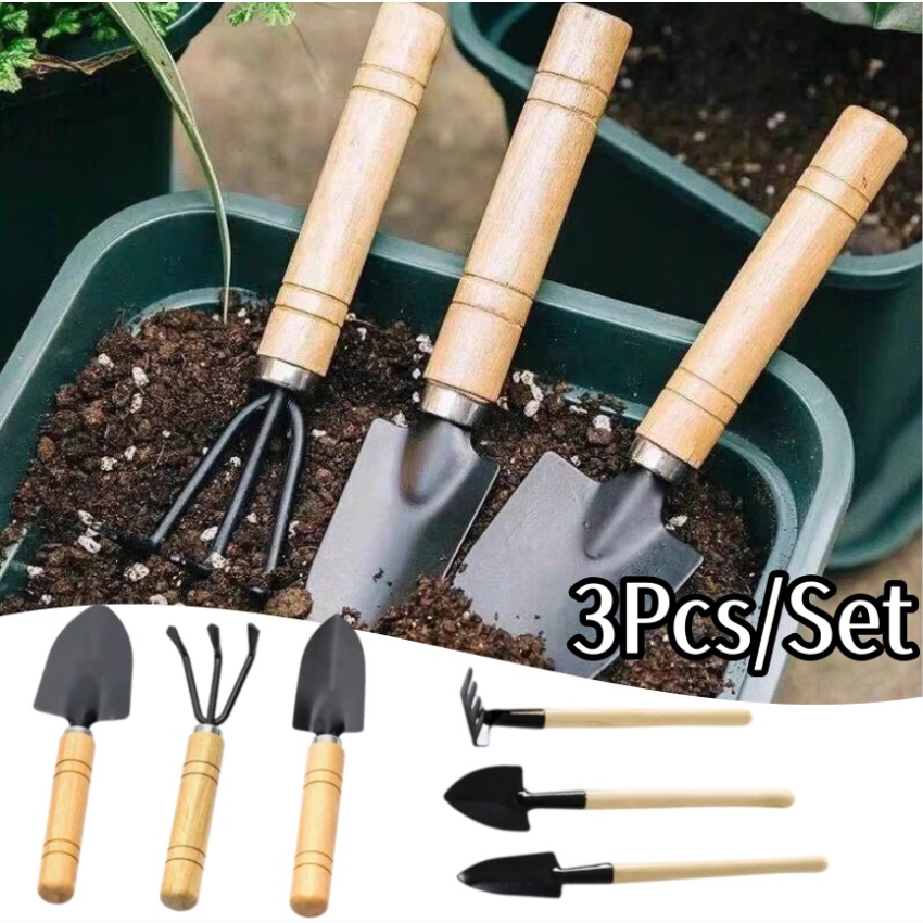 Indoor Garden Kit - Набор мини-инструментов для садоводства, 3 шт./компл.,