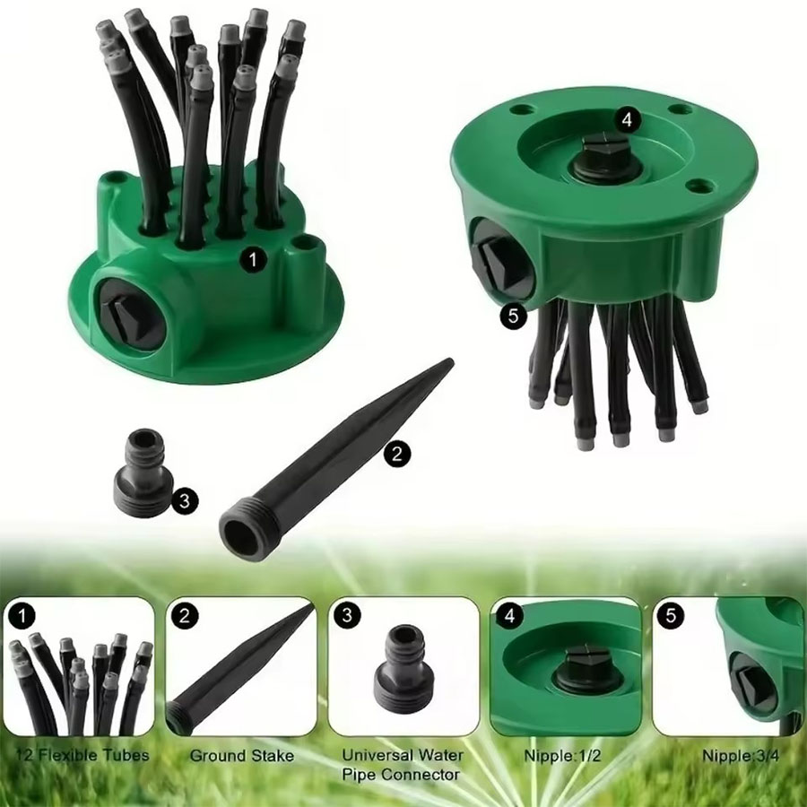360 °   Автоматический вращающ – обзор и цена Automatic Watering