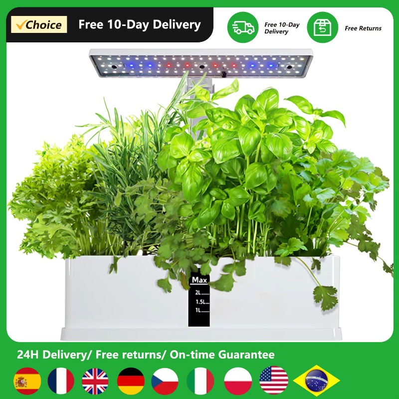 9-секционная умная гидропонная – обзор и цена Grow Light Led