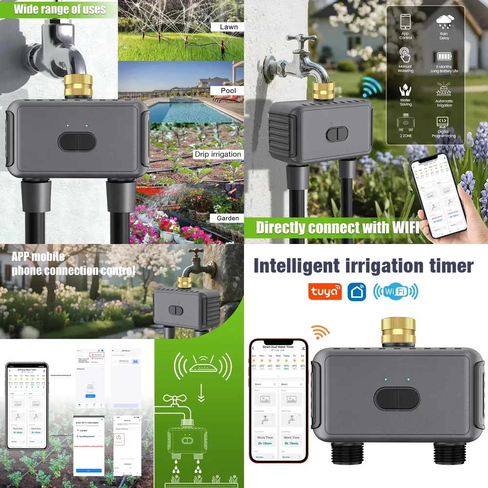 WAP01 Умный таймер полива с Wi – обзор и цена Smart Garden System