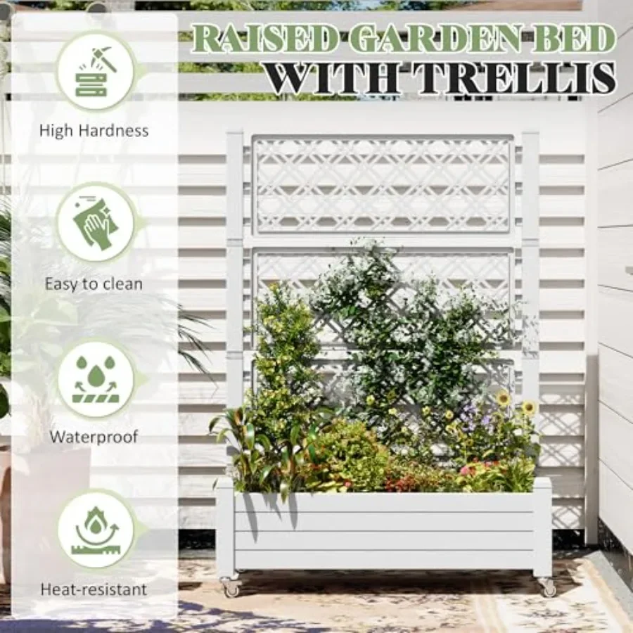 Приподнятая грядка с решетчато – обзор и цена Self Watering Planter
