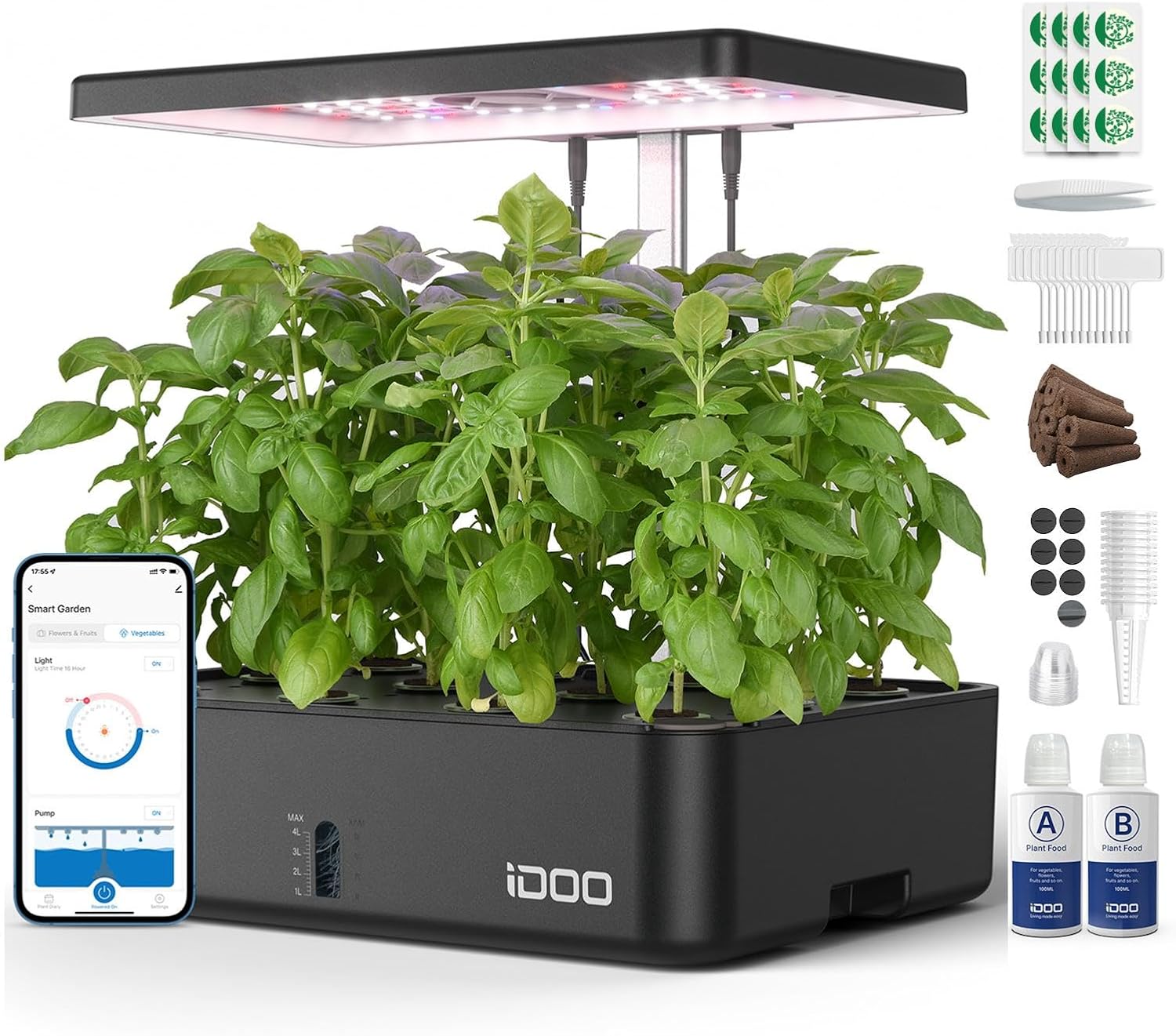 12-модульная гидропонная систе – обзор и цена Indoor Garden Kit