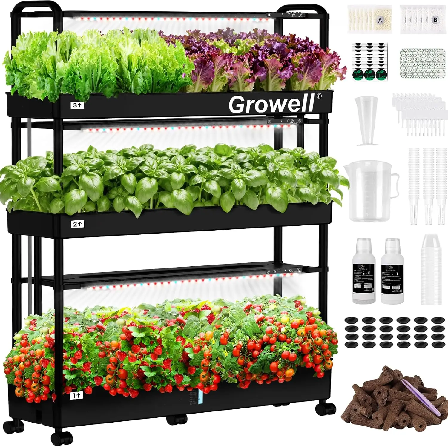Большой комплект для гидропонн – обзор и цена Indoor Garden Kit
